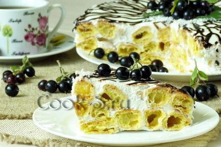 Cake „női ujjak” - lépésről lépésre recept fotókkal, desszertek