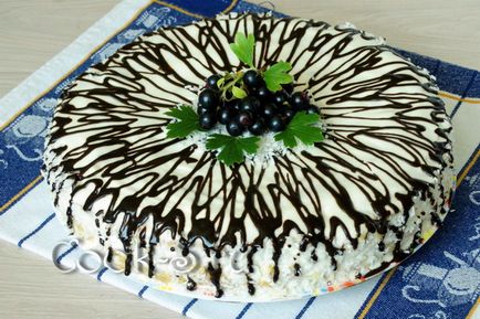 Cake „női ujjak” - lépésről lépésre recept fotókkal, desszertek