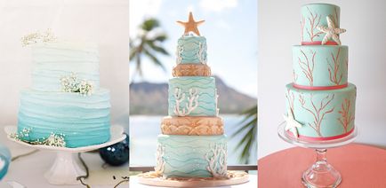 Торти для весілля на пляжі з рубрики весілля на пляжі - свадьбаліст все про весілля!