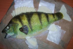 Tortul de pește din mastic - surprinde pescarul, rețete de prăjituri, pas cu pas gătit cu o fotografie