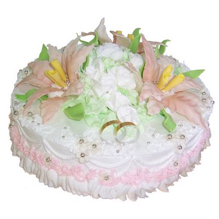 Torta krém rózsák (legjobb híroldal) Torta krém rózsák