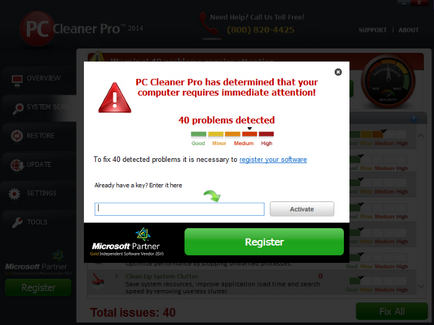 Eliminarea dispozitivului de curățare pentru PC 2014