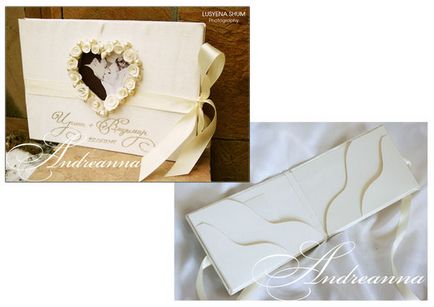 Упаковка для весільного диска, рамочки для фото, фотоальбоми - дизайнерська студія весільних