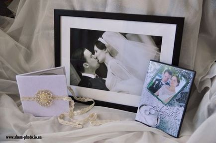 Упаковка для весільного диска, рамочки для фото, фотоальбоми - дизайнерська студія весільних