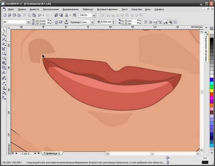 Уроки coreldraw векторний портрет з візерунком - програмні продукти