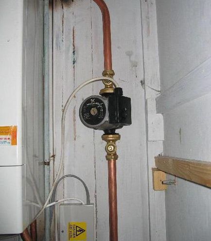 Instalarea pompei pentru încălzire