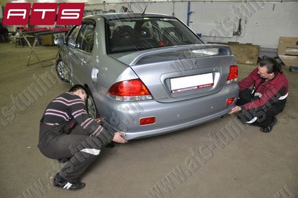 Установка обважування на лансер mitsubishi lancer ix, лансер 9, wagon, classic