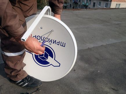 Instalarea unui antena satelit, cum să instalați singur un antene satelit, instalare