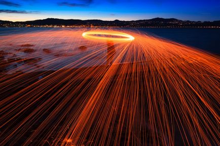 Надихаючі фотографії, виконані в техніці light painting; ), Фотомистецтво