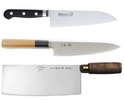 Види японських кухонних ножів