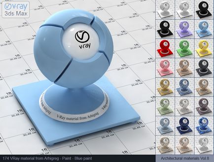 Vray materiale de vopsea și vray materiale de tencuială decorativă