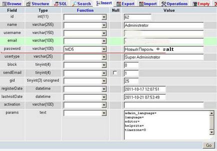 Ați uitat parola de administrator în codificatorul blogului joomla