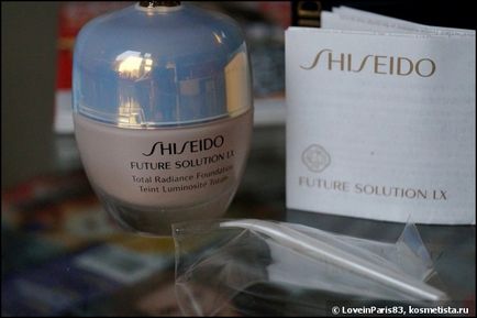 Setați tonul cu soluția viitoare Shiseido lx total radiance foundation spf 15 în umbra i20 recenzii