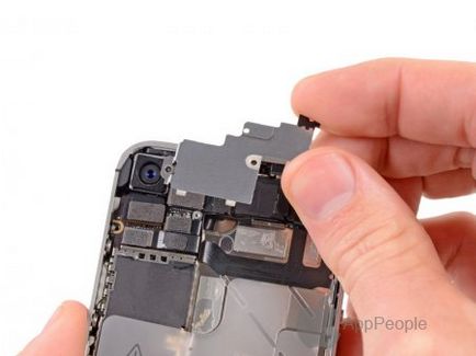 Смяна на уплътнението на Iphone 4s на дома на бутоните