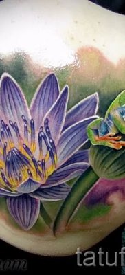 Înțeles tattoo water lily - sensul, istoria și fotografia tatuajelor gata făcute