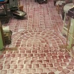35 Ідей для дачі бетонну підлогу на веранді з розписом