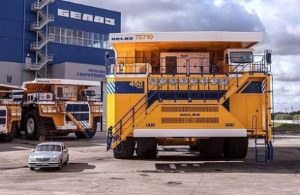 9 Tények Giant dömperek BelAZ-75710 - érdekes tények, oktatási cikk (érdekes tények) 9 Tények Giant dömperek BelAZ-75710 - érdekes tények, informatív cikkek,