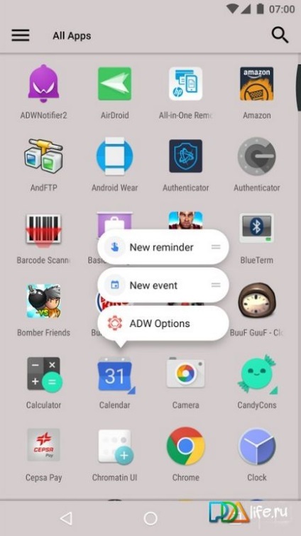 ADW Launcher 2 - egy nagyon praktikus és egyszerű launcher