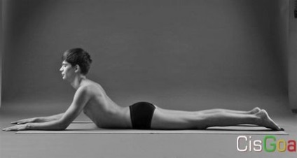 Ardha bhujangasana - poza sfinxului - yoga și ayurveda pe cisgoa