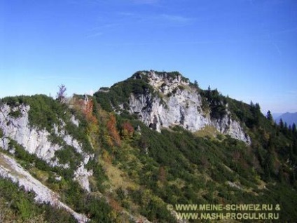 Bajor Alpok járni, kilátással a Zugspitze