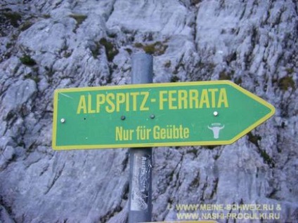 Bajor Alpok járni, kilátással a Zugspitze
