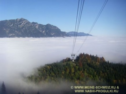 Alpii bavarezi se plimbă cu vedere spre zugspitze