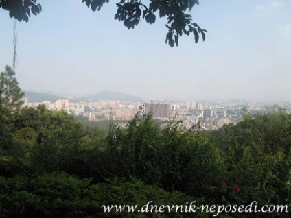 Біла гора baiyun mountain в Гуанчжоу (китай), щоденник непосиди