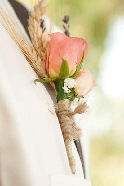 Boutonniere a spikelets