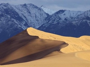 Nisipurile de la Charskie, regiunea Trans-Baikal fotografie, descriere