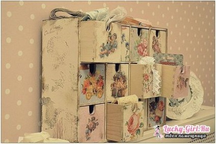 Decoupage fa alapismereteket és lépésről lépésre utasítás végrehajtása