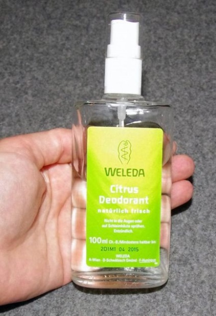 Deodorant weleda citrice