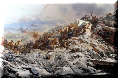 Dioráma „Storm of Sapun Mountain május 7, 1944 g