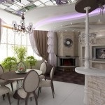 Designul unui living-sufragerie combinat cu o bucătărie într-o casă privată și un proiect de cantină publică