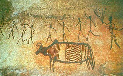 Стародавні розписи в печерах