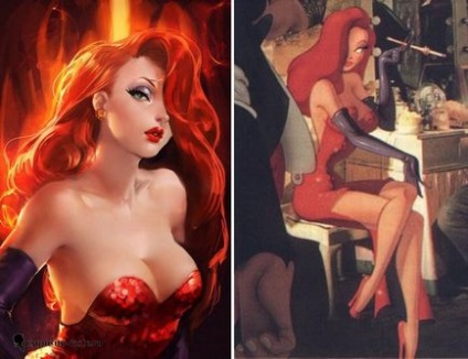 Jessica Rabbit és asszonyok inspirált