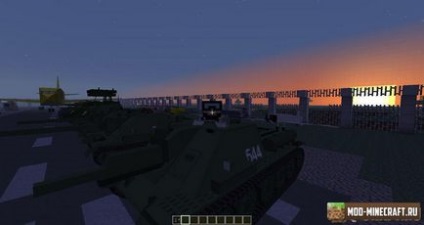 Flan's mod - зброя, військова техніка, машини для minecraft