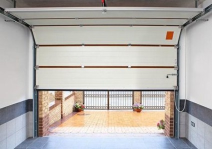 Garaj porti de ridicare face construcția, dispozitiv, mărimi standard, video și fotografie