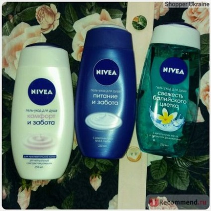 Tusfürdő NIVEA balinéz virág és olaj - «♡ aromaterápiás! ♡ Most már tudom, az illata a frissesség