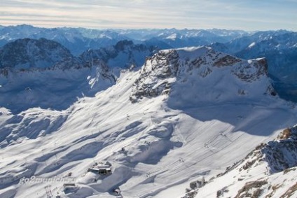 Muntele zugspitze - cel mai înalt munte din Germania