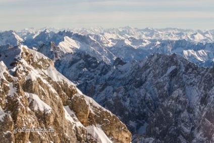 Muntele zugspitze - cel mai înalt munte din Germania