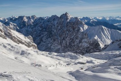 Muntele zugspitze - cel mai înalt munte din Germania