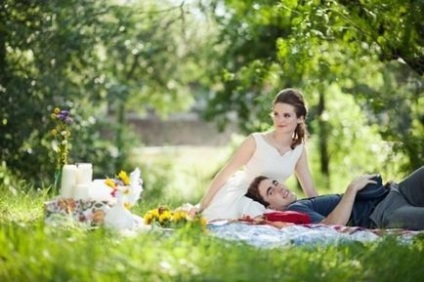 Idei pentru un picnic romantic de nunta - inspiratie nunta