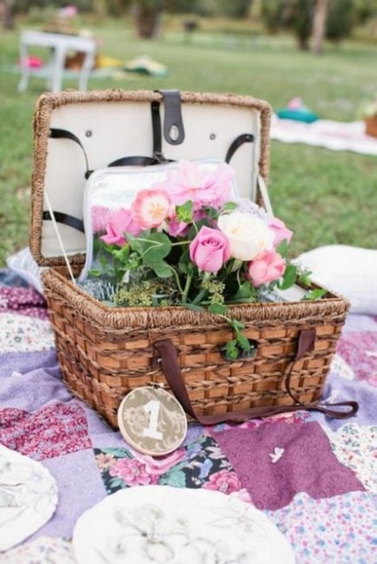 Idei pentru un picnic romantic de nunta - inspiratie nunta