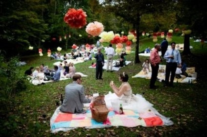 Idei pentru un picnic romantic de nunta - inspiratie nunta