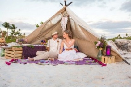 Ідеї ​​для романтичного весільного пікніка - весільне натхнення