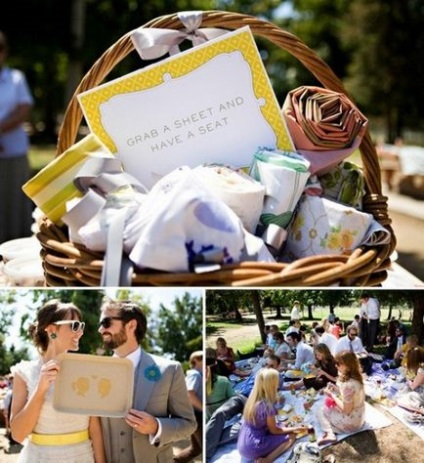 Idei pentru un picnic romantic de nunta - inspiratie nunta