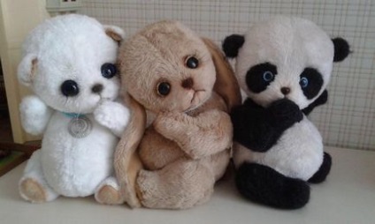Іграшка на вибір - ведмедик, кошеня, панда або зайка - ярмарок майстрів - ручна робота, handmade