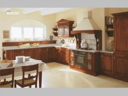 Bucătării italiene - design clasic în stil clasic cu propriile mâini, cum ar fi