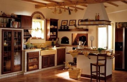 Stil italian în interiorul apartamentului și în casă