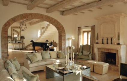 Stil italian în interiorul apartamentului și în casă